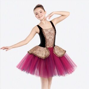Revolution Dancewear | Somewhere In Between Ballet Dance Dress Costume, Size MA